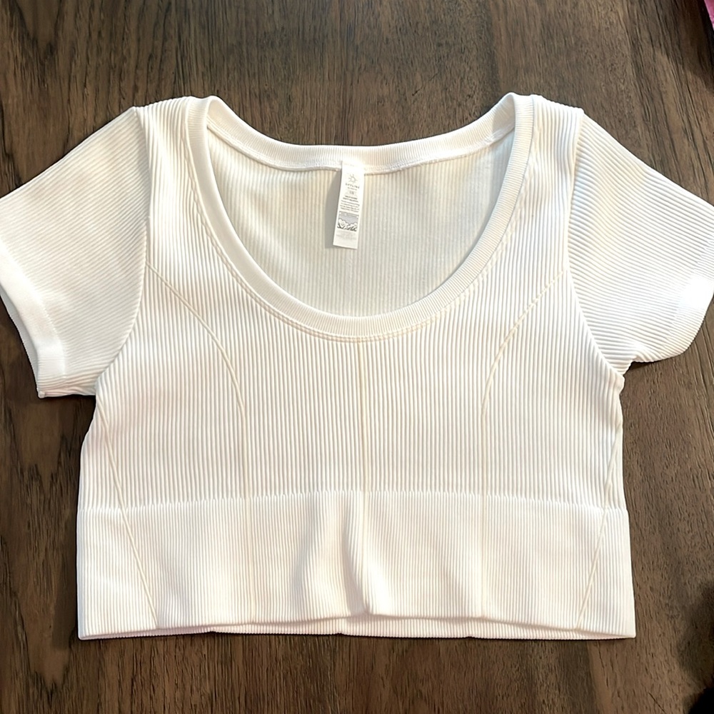 Aerie Offline crop ribbed top